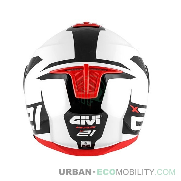 helmet X.21 Challenger Spirit White / Black / Red - GIVI | URBAN